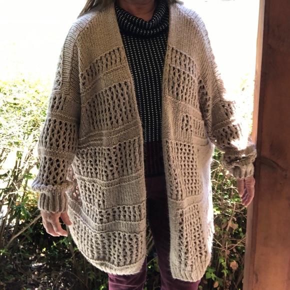 Stevie Hender cable knit open front cardigan - Picture 3 of 10